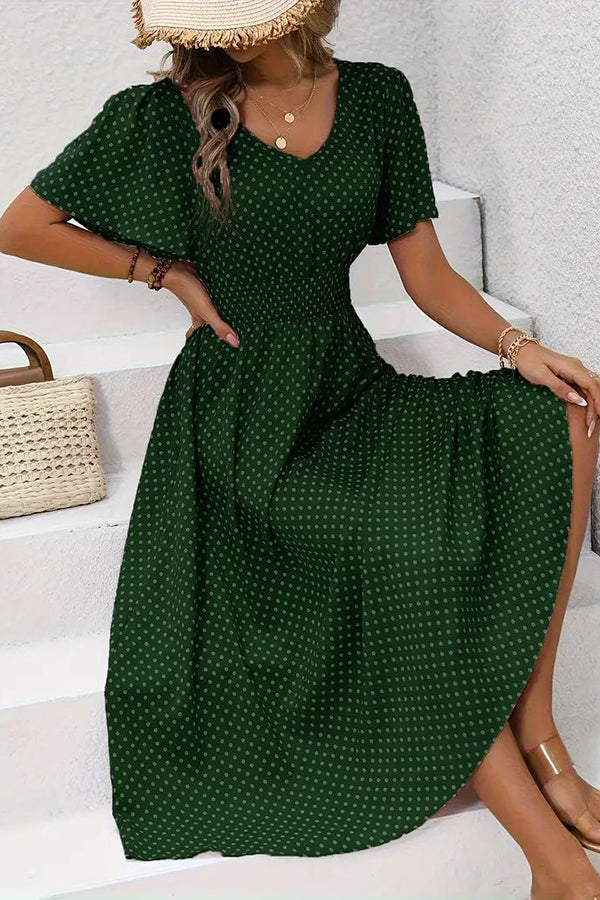 Elegant Summer V-Neck Dress