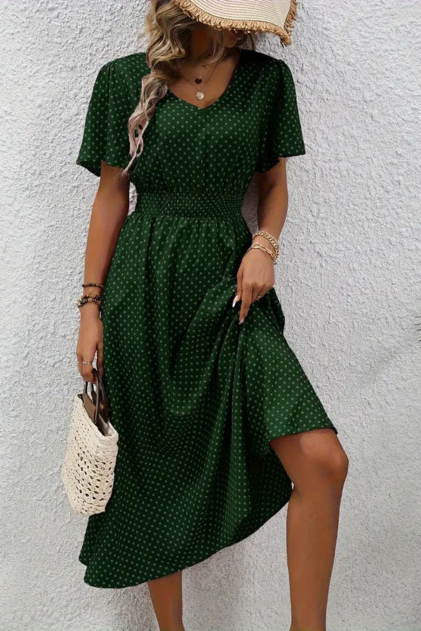 Elegant Summer V-Neck Dress