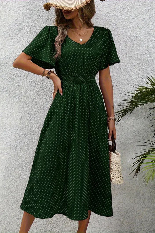 Elegant Summer V-Neck Dress