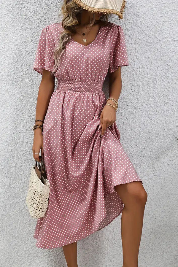 Elegant Summer V-Neck Dress