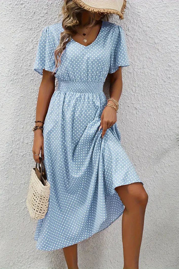 Elegant Summer V-Neck Dress